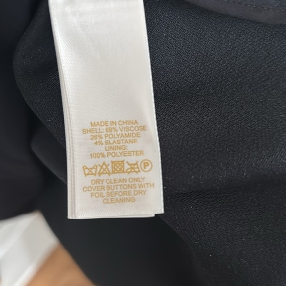 Kate Spade Size 2 Boat Neck Ponte Dress Womens Fit Flare Side Pockets, Black - Picture 8 of 9